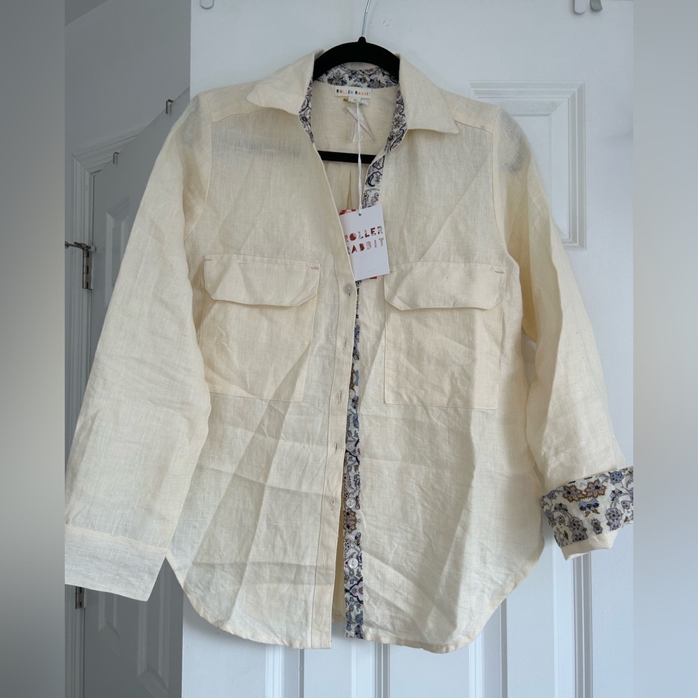 NWT Roller Rabbit Linen Shirt